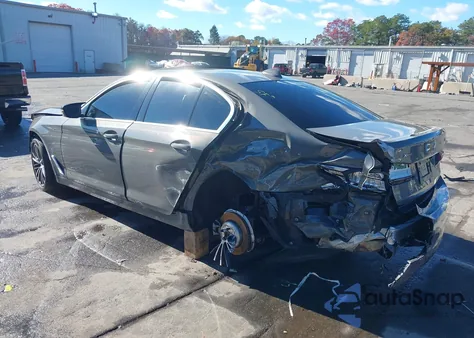 2021 BMW 530I xDrive из США, поврежденный, VIN WBA13BJ00MWX15818